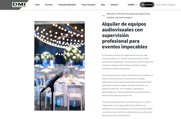 Discotecas Móviles Innovagroup: Soluciones Audiovisuales Integrales para Eventos en Tarragona y Cataluña