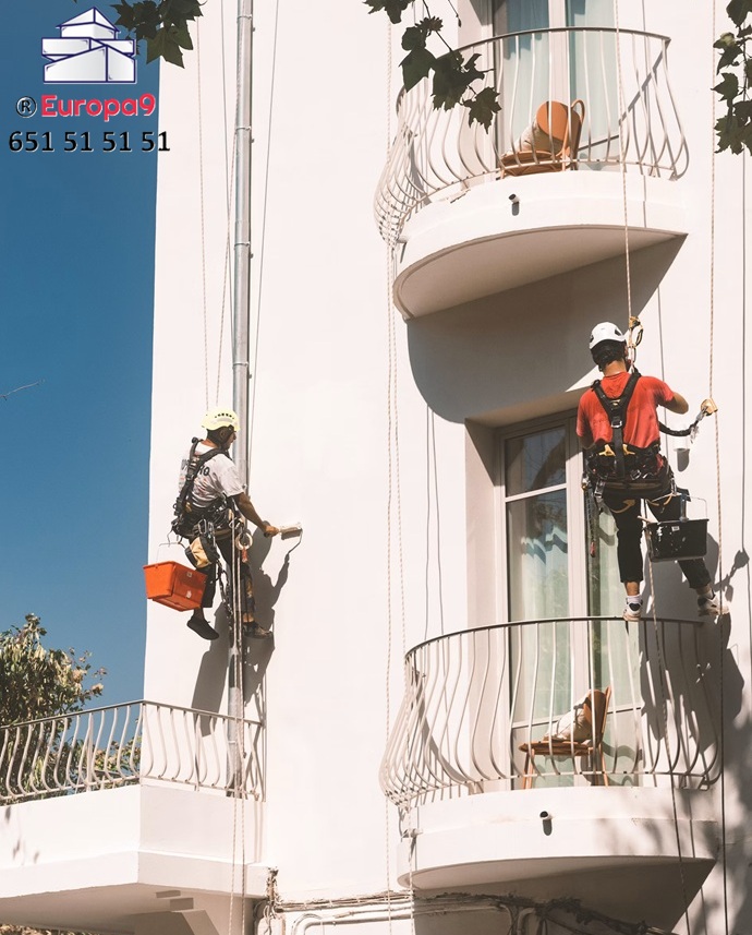 Europa 9 Para Tu Saneamiento Vertical Integral en Valencia Mediante Cuerdas