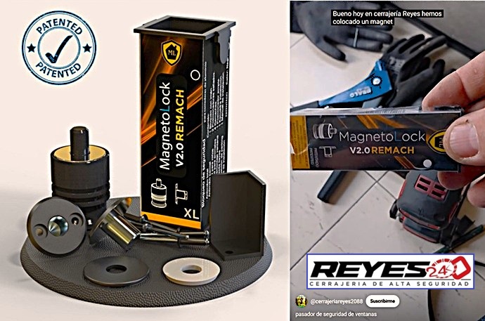 MagnetoLock V2.0 XL REMACH: La Revolución Magnética en la Seguridad de Ventanas con Cerrajería Reyes Sabadell