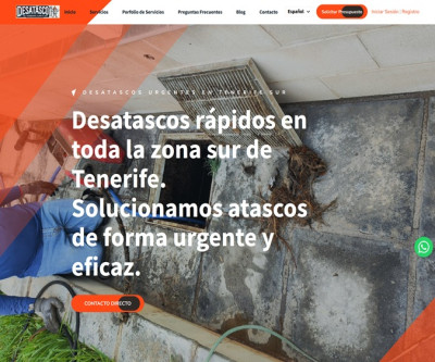 Desatasco Tenerife SurFix: Servicio Integral de Desatascos y Fontanería Urgente en la Comarca Sur de Tenerife