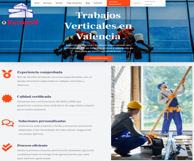 Servicios integrales de Europa 9 para soluciones en altura, instalaciones y reformas en Valencia y toda España